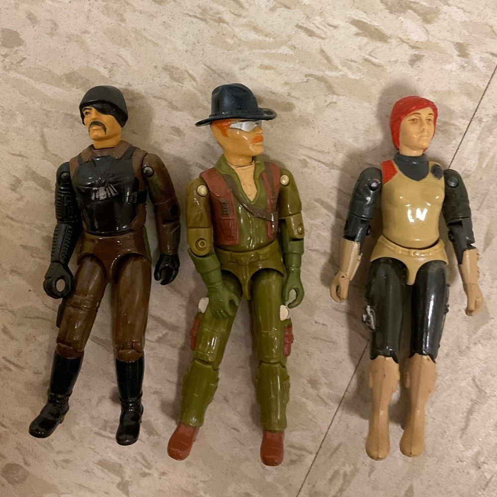 1980’s G.I. Joe action figures